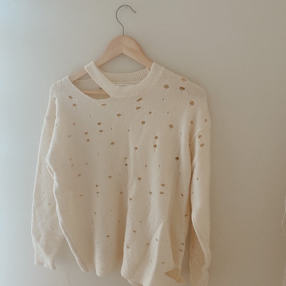 ASTR the Label Distressed Sweater - Picture 2 of 12